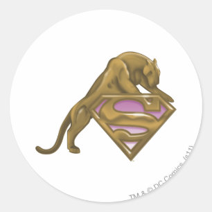 Adesivo Supergirl Golden Cat