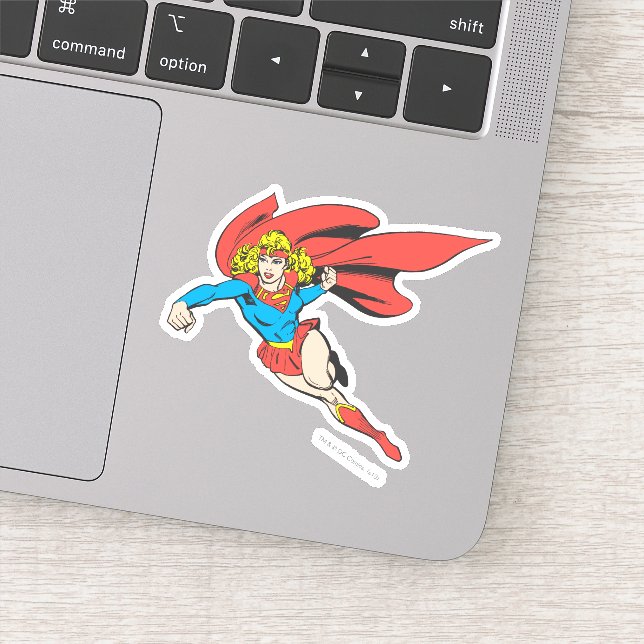 Adesivo Supergirl Leaps e Punhos (Detalhe)