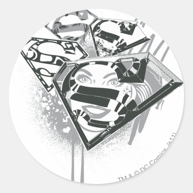 Adesivo Supergirl Mantenha-o fresco 1 (Frente)