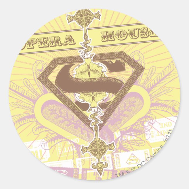 Adesivo Supergirl Opera House Yellow (Frente)