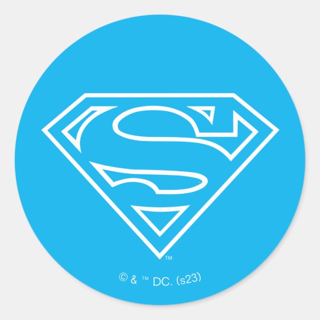 Adesivo Supergirl Outline S-Shield (Frente)