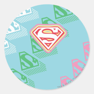 Adesivo Supergirl Pastel  Repeat Pattern