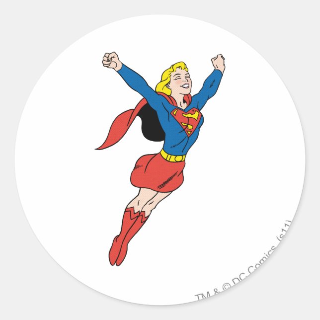 Adesivo Supergirl Pose 6 (Frente)