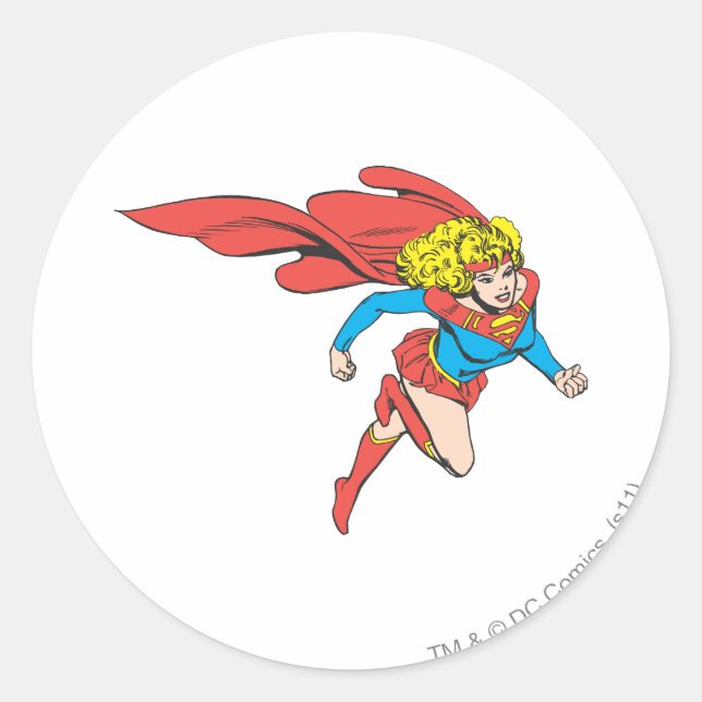 Adesivo Supergirl Salta Direita (Frente)