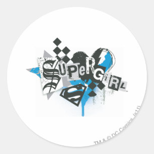 Adesivo Supergirl Spills and Splatter