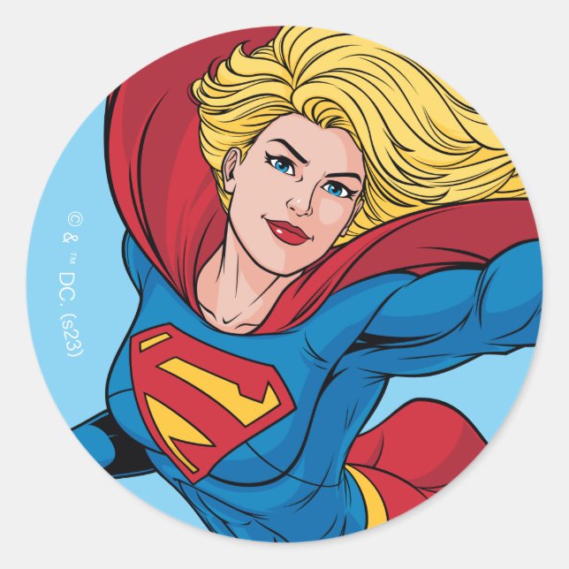 Adesivo Supergirl Stance Adorável (Frente)