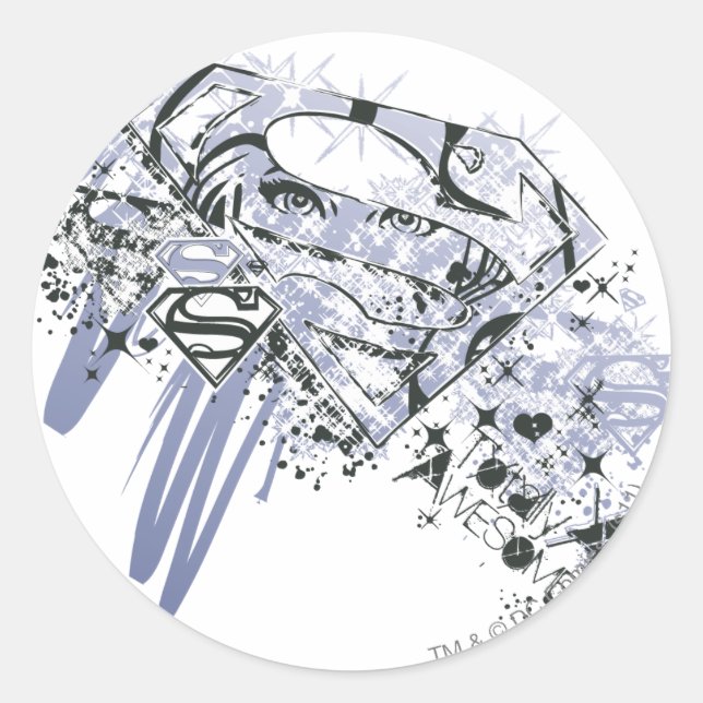 Adesivo Supergirl Totalmente Incrível (Frente)