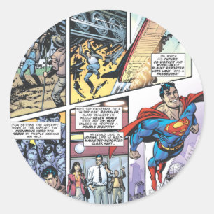 Adesivo Superman Comic Panel - Clark's Origins 2