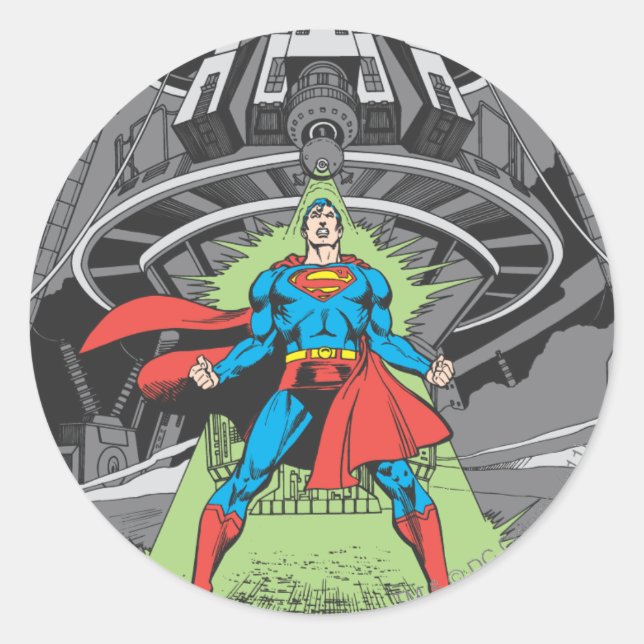 Adesivo Superman Exposto a Kryptonite (Frente)