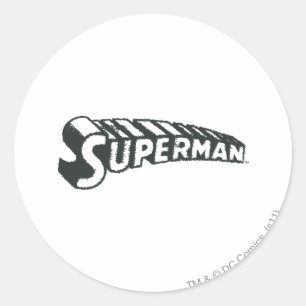 Adesivo Superman   Logotipo Grunge