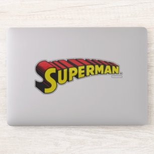 Adesivo Superman Logotipo vermelho amarelo