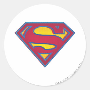 Adesivo Superman S-Shield Logotipo ponto