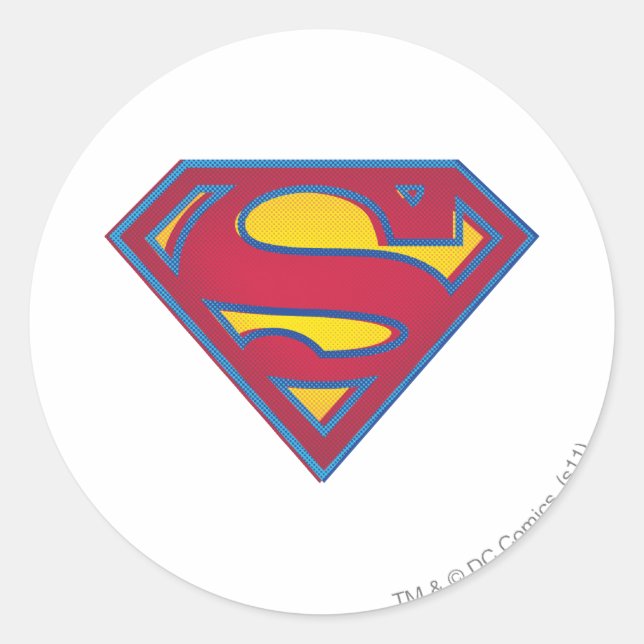 Adesivo Superman S-Shield | Logotipo ponto (Frente)