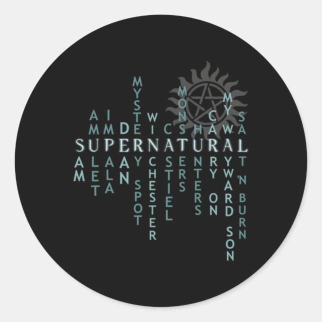 Adesivo Supernatural Para (Frente)
