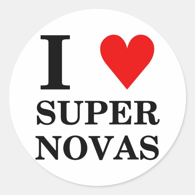 Adesivo SuperNovas Sticker (Frente)