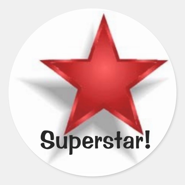 Adesivo Superstar! (Frente)