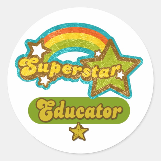 Adesivo Superstar Educator (Frente)