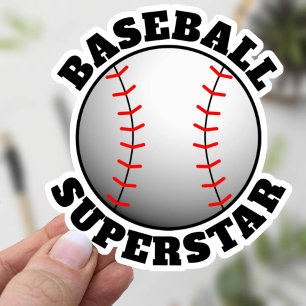 Adesivo Superstar Esporte Baseball