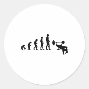 Adesivo Supino Reto Musculação Engraçado Evolução Força