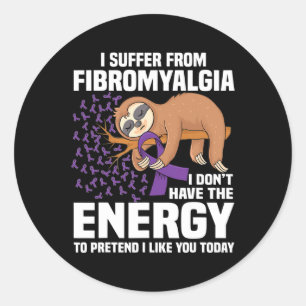 Adesivo Suportar Fibromialgia Awarene do Guerreiro de Fita