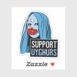 Adesivo Suportar Uyghurs