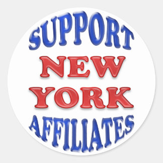 Adesivo Suporte a afiliados de Nova York