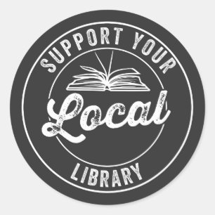 Adesivo suporte à biblioteca localY Square Sticker