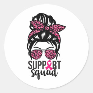 Adesivo Suporte à Consciência do Cancer da Mama - Esquadrã