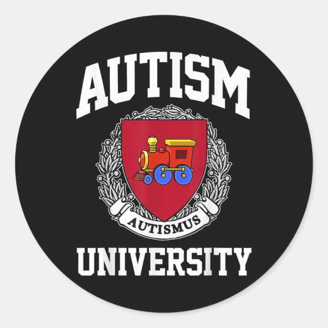 Adesivo Suporte a peças de Quebra-cabeça da Universidade d (Frente)