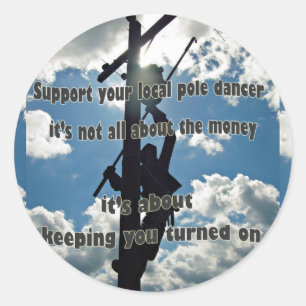 Adesivo Suporte a seu Lineman