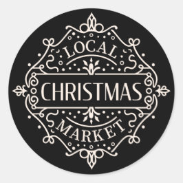 Adesivo Suporte ao seu mercado natalício local