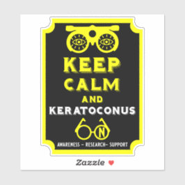 Adesivo Suporte E Consciência De Keratoconus