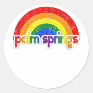 Adesivo Suporte para Orgulho gay Palm Primavera