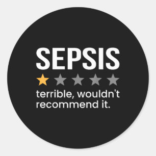 Adesivo Suporte para Sensibilização Sepsis de Classificaçã