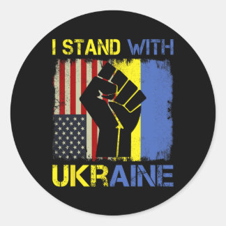 Adesivo Support Ukraine I Stand With Ukraine Ukrainian Fla