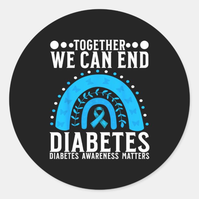 Adesivo Suprt Diabetes Awareness Month For Diabetes Women  (Frente)