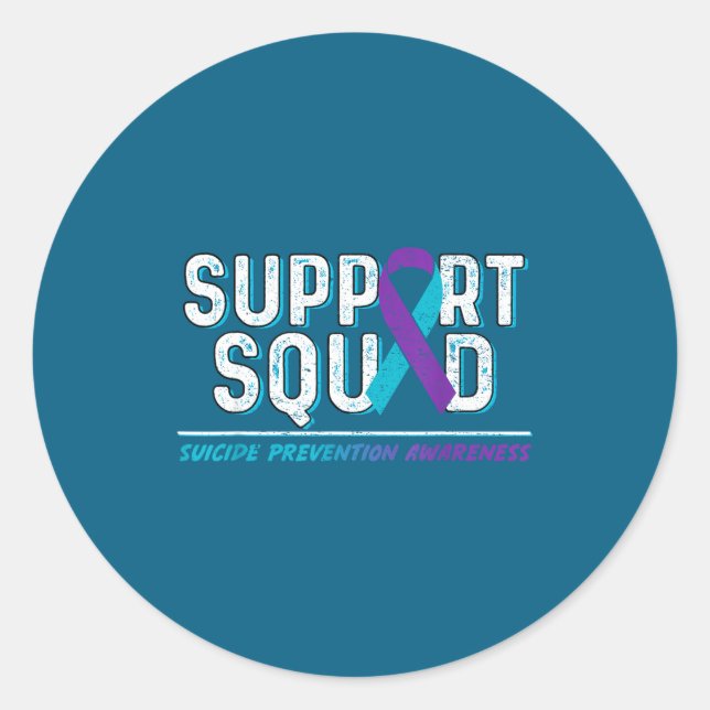 Adesivo Suprt Squad Suprt Fita de Conscientização sobre Pr (Frente)