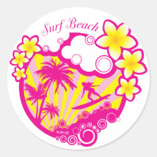 Adesivo Surf Beach Stickers