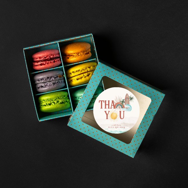 Adesivo Surf Boho Retro Summer | Obrigado (Criador carregado)