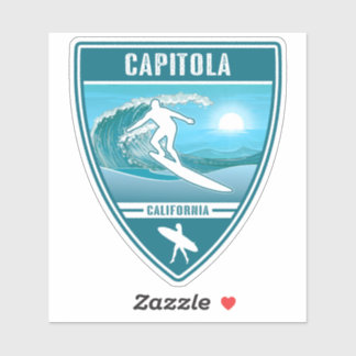 Adesivo Surf Capitola California