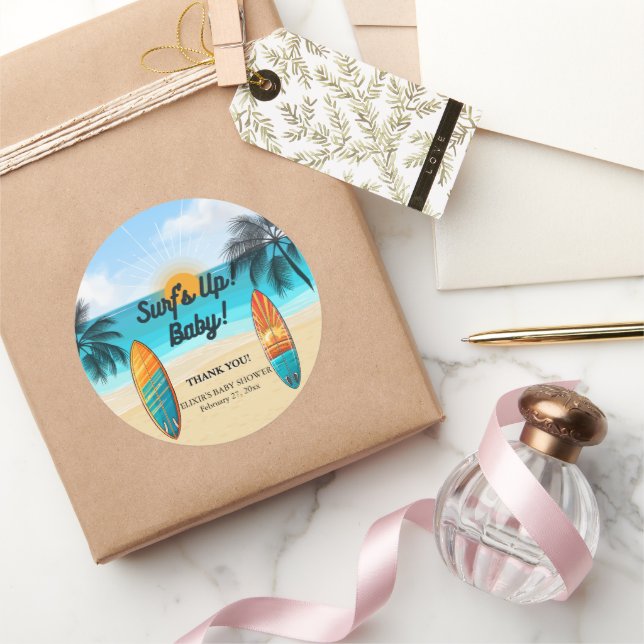 ADESIVO SURF - CHÁ DE FRALDAS (Presentear)