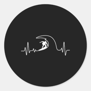 Adesivo Surf Cool Para Homens Mulheres Surfista Prancha De