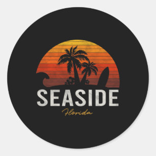 Adesivo Surf de Férias da Flórida Flórida Fl Palms Sunse