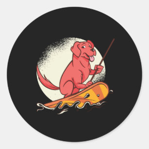 Adesivo Surf de Pás Cachorro SUP