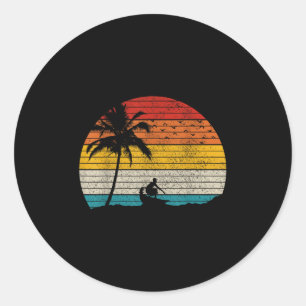 Adesivo Surf De Praia De Surfer Vintage Retro Surfing Surf