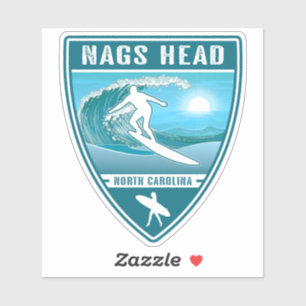 Adesivo Surf Nags Head Carolina do Norte