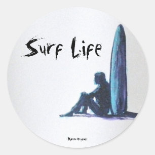 Adesivo Surf Vinhetas por Marene Originals!