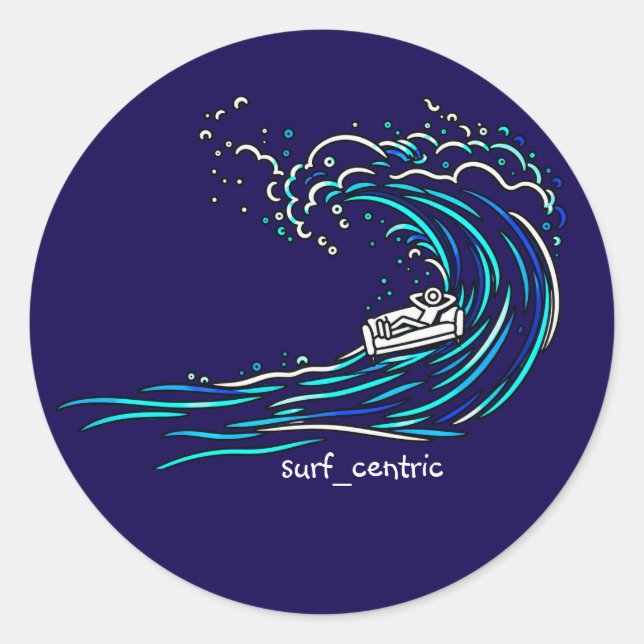 Adesivo Surfando no Sofá (Frente)