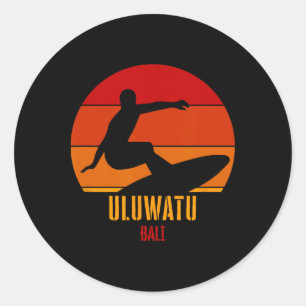 Adesivo Surfar Uluwatu Li, surfista indonésio