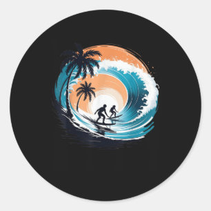 Adesivo Surfboarder Hawaii Onda Surfboard Lover